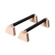 thumbnail image 2 of 2 barras paralelas de flexiones para entrenamiento para hombres y mujeres, asas de flexiones de madera resistentes 40 cm, 2 of 9
