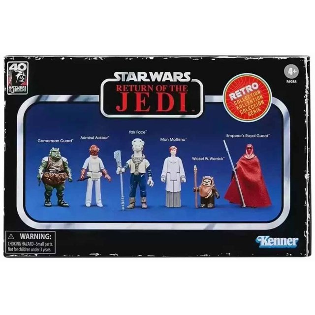 Star Wars Retro Collection 3.75 Inch Action Figure Box Set - Rotj 6 Figure Multi Pack