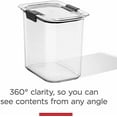 thumbnail image 6 of Brilliance Pantry Food Storage Containers, Set of 4 (8 Pieces), BPA-Free, Clear, Airtight, 6 of 7