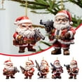 2D Cool Acrylic Santa Pendant Santa Pendant Cool Acrylic Santa Double