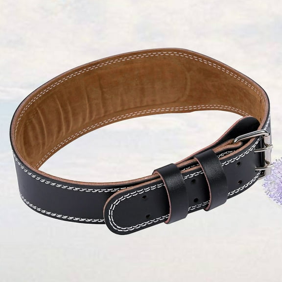 Uonlytech Protective Back Strap Black Adjustable Lumbar Brace Support for t and Lift