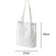 thumbnail image 2 of Bolso de lona de pana, bolso bandolera versátil, color blanco roto, 2 of 5