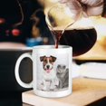 thumbnail image 6 of ANYWAY.GO White Ceramic Coffee Mugs for Hot or Cold Drinks ,Cute Puppy Cat Standing Front Ceramic Mugs for Coffee Latte Tea Milk Cocoa,12 oz, 6 of 7