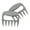 Grey, variant on The Original Bear Paws Meat Shredder Claws | BBQ Grilling Gift for Men | Ultra-Sharp Blades and Heat Resistant Nylon