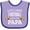 Lavender and Purple, variant on Inktastic Watching Football with My Papa Boys or Girls Baby Bib
