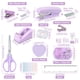 thumbnail image 2 of Set de Útiles de Oficina Morado 11 Piezas Kit de Papelería Lavanda, 2 of 5