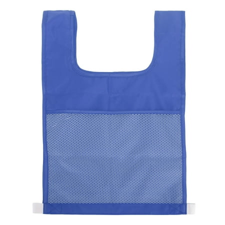 

Children Educational Vest Mesh Pockets Letters Numbers Cognitive Vest for Kindergarten Blue