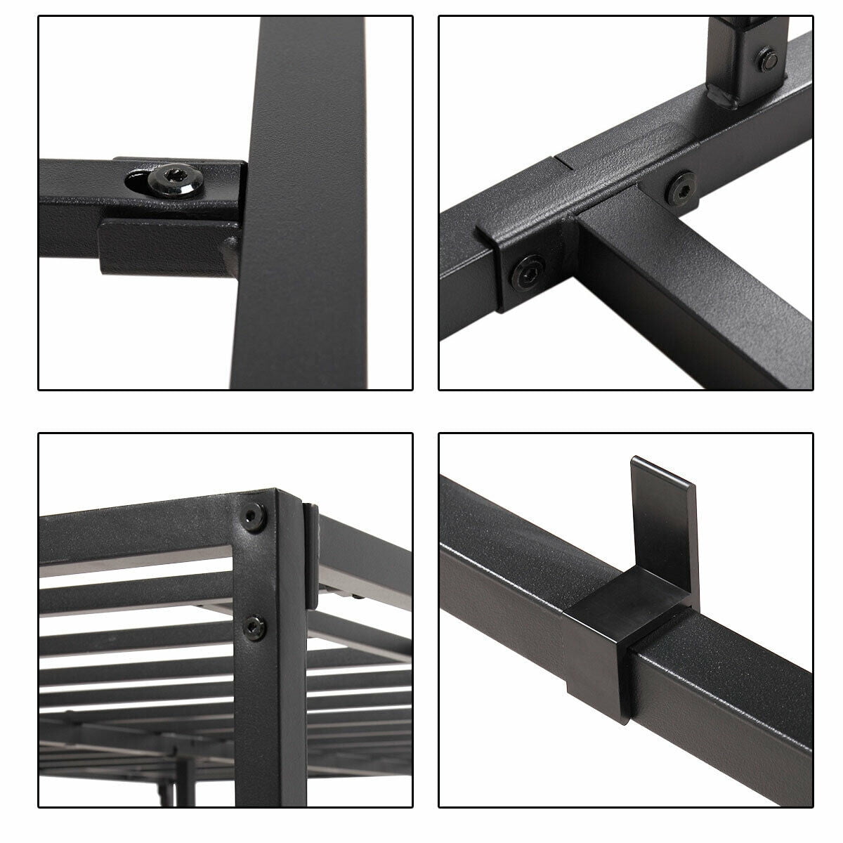 Kepooman 14" Queen Size Platform Bed Frame, Metal Mattress Foundation for Bedroom