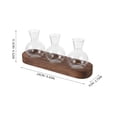 thumbnail image 2 of WASHWEPE Desk Glass Planter Glass Terrarium Elegant Design 3 Vases 9.43X4.52X2.75in, 2 of 8