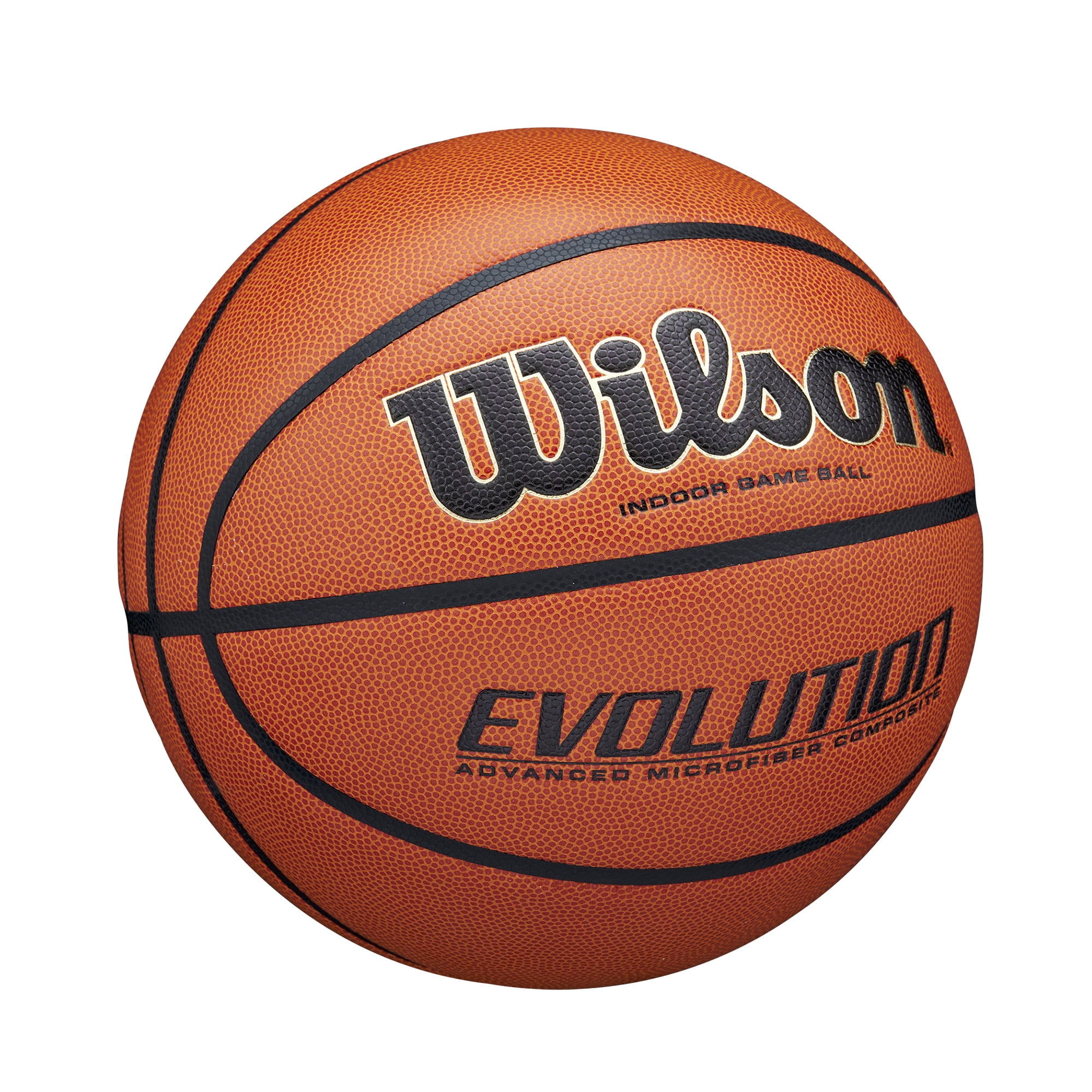 Brand New In Package Full Size 29.5 Wilson Evolution Indoor Game Basketball 