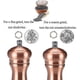 thumbnail image 3 of Columbia Copper Pepper Grinder and Salt Shaker Set by Olde Thompson, 3 of 4