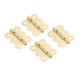 thumbnail image 2 of 4pcs 40x33mm Muebles de puerta de la mariposa Bisagra 4 Agujeros Caja de gabinete Caja de Decorativa Herrillos de muebles de bisagra con tornillos, 2 of 6