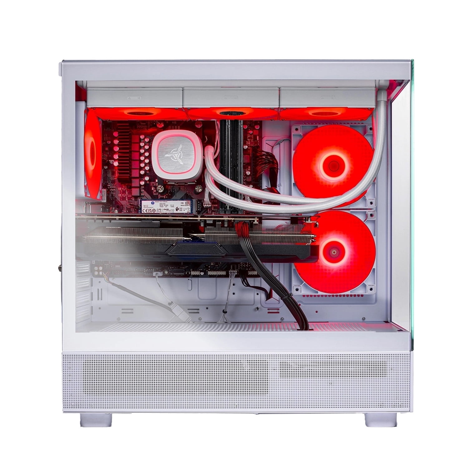 Skytech Gaming Azure 3 Gaming PC, Intel Ultra 7 270K PLUS 5.4GHz, NVIDIA RTX 5060 Ti 8GB VRAM, 1TB Gen4 NVMe SSD, 32GB DDR5 RAM 6000, 850W GOLD ATX 3 PSU, 360 ARGB AIO , WI-FI 6, Windows 11, Desktop