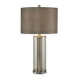 thumbnail image 1 of Eleana Glass and Pewter Table Lamp, 1 of 1