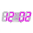 thumbnail image 1 of JFBUJC 3d Led Wall Clock, Modern Digital Alarm Clock For Home, Kitchen, Office, Bedside Table, Wall Clock, 24 Or 12 Hours Display - Wtake, 1 of 5