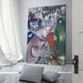 thumbnail image 3 of Marc Chagall Art Prints《I And The Village》Classic Vintage Canvas Wall Art Poster Picture Print Canvas Poster Wall Paint Art Posters Decor Modern Home Artworks Gift 20x30inch(50x75cm), 3 of 6
