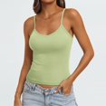 thumbnail image 2 of Hfolob Womens Tank Tops Slim Fit Ribbed Sleeveless Solid Color Racerback V Neck Adjustable Buckle Strap Knit Tee Shirts, 2 of 9