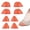 Red, variant on 4 Pairs Black Round & Pointed Head Shoe Filler, Shoe Toe Inserts Cushion Make Shoes Fit, PU Shoe Stuffers for Shoes Too Big, Shoe Size Reducer for Loose Shoe Man Sneakers Flats