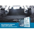 thumbnail image 4 of Bulldogology Premium SUV Cargo Liner Funda de asiento para perros – Funda de carga para maletero de mascotas, resistente al agua, respaldo antideslizante, lavable, con protección de solapa de parachoq, 4 of 5