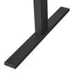 thumbnail image 3 of Modern Electric Sit/Stand Desk Height Adjustable Wood Table Rich Medium Brown, 3 of 9