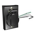 thumbnail image 1 of Solus SCO-338 120V Grounded Outdoor Convenience Outlet for Lamp Posts & Poles, UL Listed, Weather-Resistant with Protective Cover, 1 of 5