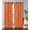 ORANGE, variant on 1 PANEL Nancy  SOLID  SEMI SHEER WINDOW FAUX SILK ANTIQUE BRONZE GROMMETS CURTAIN DRAPES 55 WIDE X 108" LENGTH 24 COLORS AVILABLE