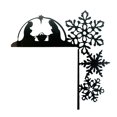 thumbnail image 1 of Metal Scene Door Topper Wrought Door Frame Door Corner Decoration, 1 of 6