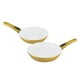 thumbnail image 1 of Set de 2 sartenes Cerafit 24 y 28 cm con Mangos Removibles Gold Cerafit Set de Sartenes, 1 of 5