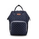 thumbnail image 1 of Mochila Maternal con USB, Amplia Capacidad y Diseño Moderno en Azul con Lunares – Ideal para Cuidado de Bebés y Paseos, 1 of 6