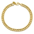 thumbnail image 3 of Auriga Fine Jewelry 14K Yellow Gold Polished Fancy 8.5inch Bracelet for Women, 3 of 6