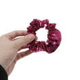 thumbnail image 4 of Unique Bargains 1 Pc Elegant Square Sequins Scrunchies for Home Rose Red, 4 of 5