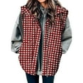 thumbnail image 2 of DAFPZW Cropped Puffer Vest Women Lightweight Quilted Stand Collar Sleeveless Jackets Fall Winter 2025 Button Zip Up Coat, 2 of 6