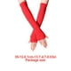 thumbnail image 5 of Naiovety 1 par de guantes largos sin dedos Delicado estilo simple Tejido artesanal Otoño Invierno Cubierta de mano para al aire libre Rojo Type3 NO3, 5 of 6