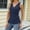 Navy, variant on Sakmal Summer Tops for Women Sleeveless Gray V-Neck Ruffle Solid Tank Tops Womens Shirts for Summer