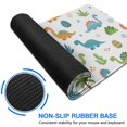 thumbnail image 6 of Long Mouse Pads for Desk,White Dinosaurs Eggs Palms Pattern Desk Mats on Top Of Desks, Desk Mouse Pad Extra Large with 3mm Non-Slip Base and Stitched Edge for Gaming,Office,Work,Home 31.5"x11.8", 6 of 6