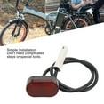 thumbnail image 4 of Luz Trasera De Scooter Eléctrico, Instalación Conveniente Más Brillante Luz De Freno Electromóvil Impermeable Lámpara De Noche Duradera Para M365, 4 of 7