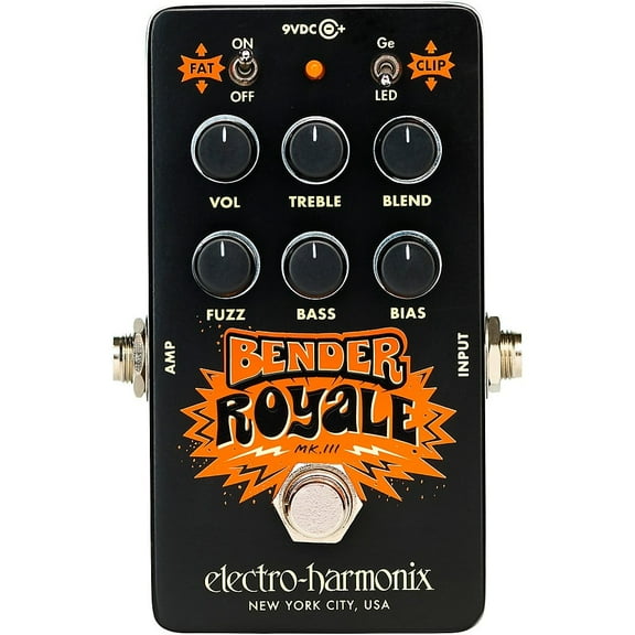 Electro-Harmonix BENDER ROYALE Germanium Fuzz, Black