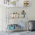thumbnail image 7 of Dkelincs 3-Tier Storage Shelves 450lbs Capacity Metal Kitchen Rack Chrome, 7 of 7