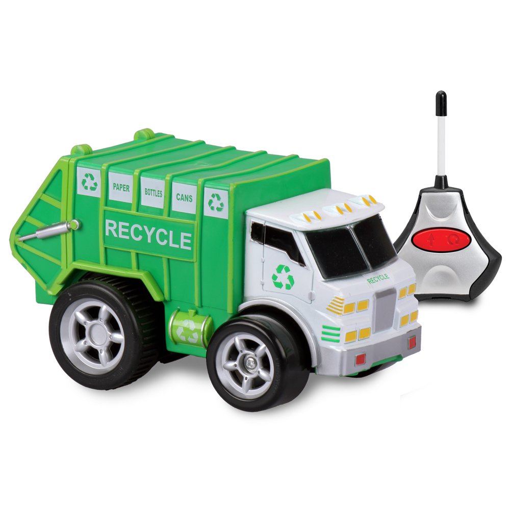 Kid Galaxy Preschool Remote Control Recycle Truck with Soft, Safe