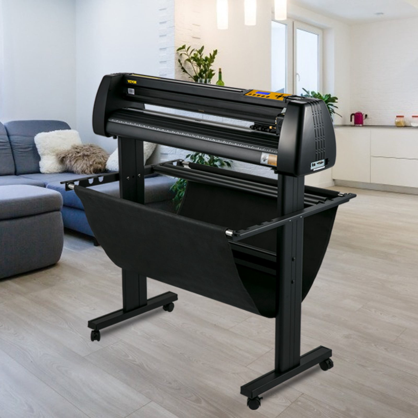 VEVOR 34" Vinyl Cutter Manual Plotter  Precise Sign Cutting Machine with Signmaster Software