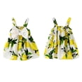 thumbnail image 5 of Summer Baby Girls Dress Infant Floral Bow Sleeveless Toddler Girls Birthday Party Dresses, 5 of 6