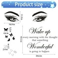 thumbnail image 4 of Quotes Wall Stickers Motivational Inspirational Wall Stickers Letter Wall Decals Vinyl Sayings Beauty Eye Wall Decor Positive Words for Women Girls Bedroom Living Room Hallways Home, 4 of 7