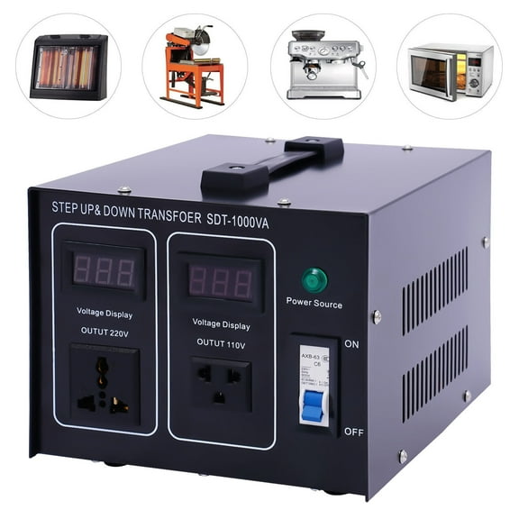 1000W Voltage Converter Transformer Step Up Down 110V 120V 220V 240V Power AC