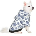 thumbnail image 2 of Haiem Dark Blue Snowflakes for Winter Dog Hoodie Sweatshirts with Pockets Warm Dog Clothes for Small Dogs Chihuahua-Small, 2 of 7