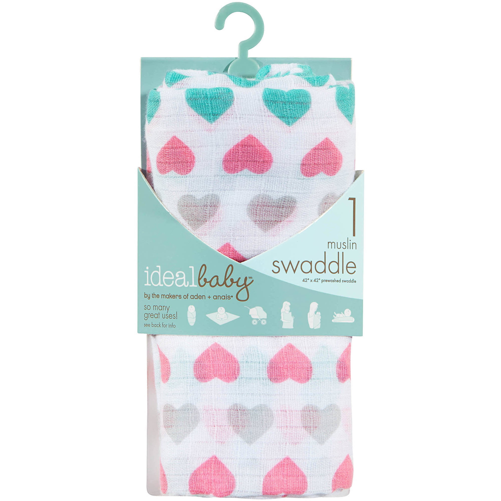heart swaddle blanket