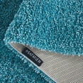 thumbnail image 6 of SAFAVIEH California Plush Solid Shag Area Rug, Turquoise, 6'7" x 6'7" Round - Modern Design, Turquoise, Non-Shedding & Easy Cleaning, Ultra Plush Thick Pile, Ideal for Living Room, Bedroom, 6 of 13
