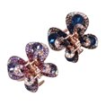 thumbnail image 3 of unbranded Lot de 2 Barrettes pour Cheveux Femmes Design Simple Violet pour Usage Quotidien et Fête, 3 of 6