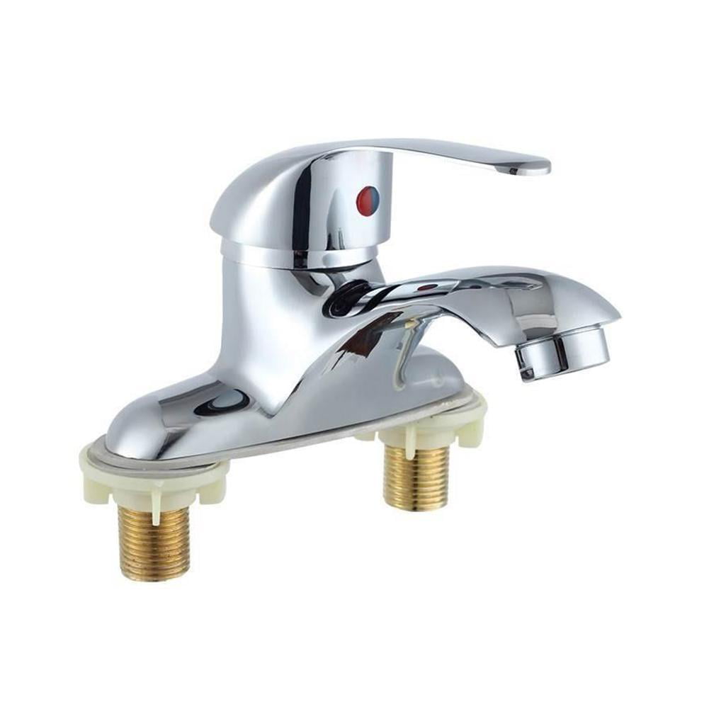 Hot&Cold Basin Bathroom Kitchen Wash Faucet Mixer Water Taps For Two Hole Basin 