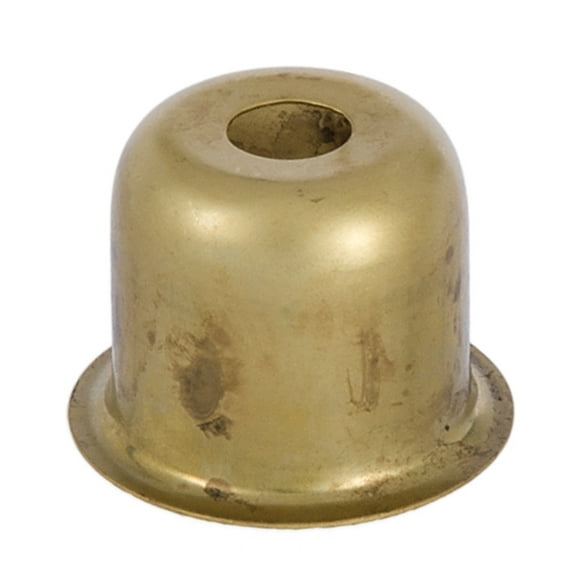 B&P Lamp® 1 Inch Stamped Brass Candle Cup