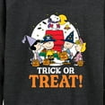 thumbnail image 3 of Peanuts - Trick Or Treat Moonlight - Women's Lightweight French Terry Long Sleeve Shirt, 3 of 6